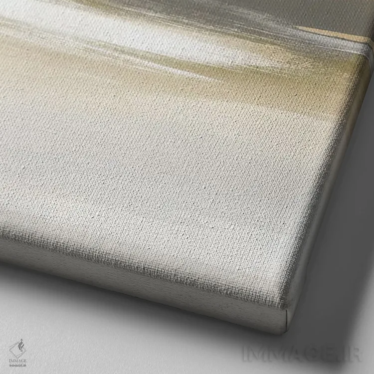 تابلو دکوراتیو درخشش طلایی II اثر جیک مسینا - نمای نزدیک بافت بوم