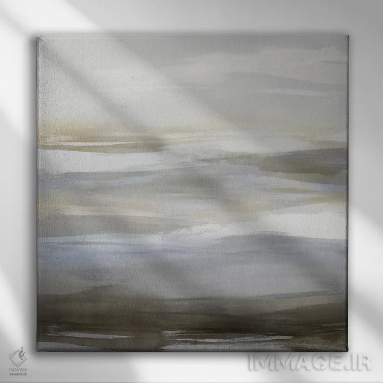 تابلو دکوراتیو ضربه های خنثی II اثر جیک مسینا - نمای روبهرو روی دیوار