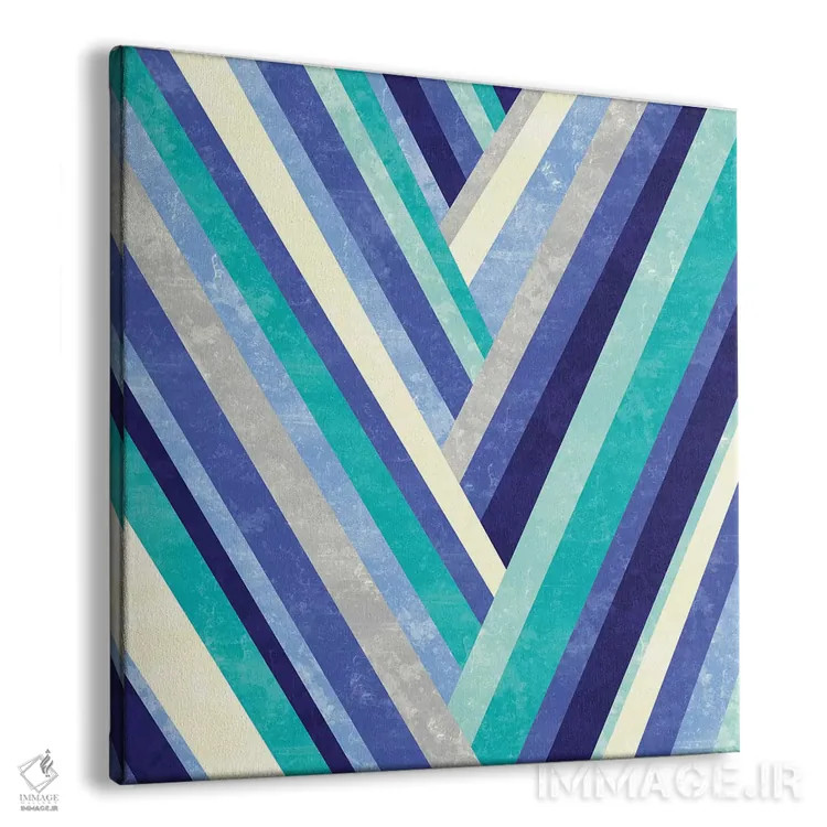 تابلو دکوراتیو صورتی پالیزاد اثر ژاکلین مالدونادو - نمای پرسپکتیو محصول