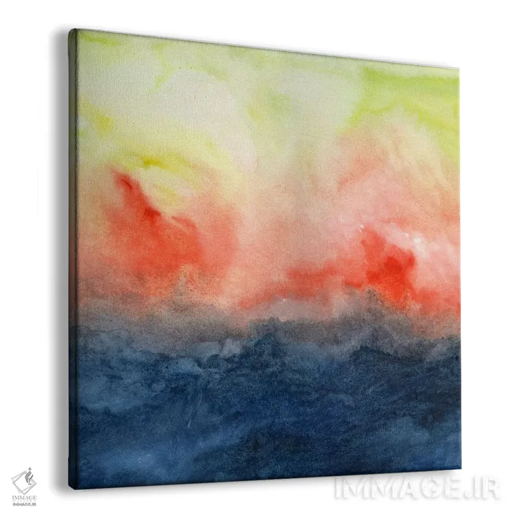 تابلو دکوراتیو آتش سوزی برسی اثر ژاکلین مالدونادو - نمای پرسپکتیو محصول