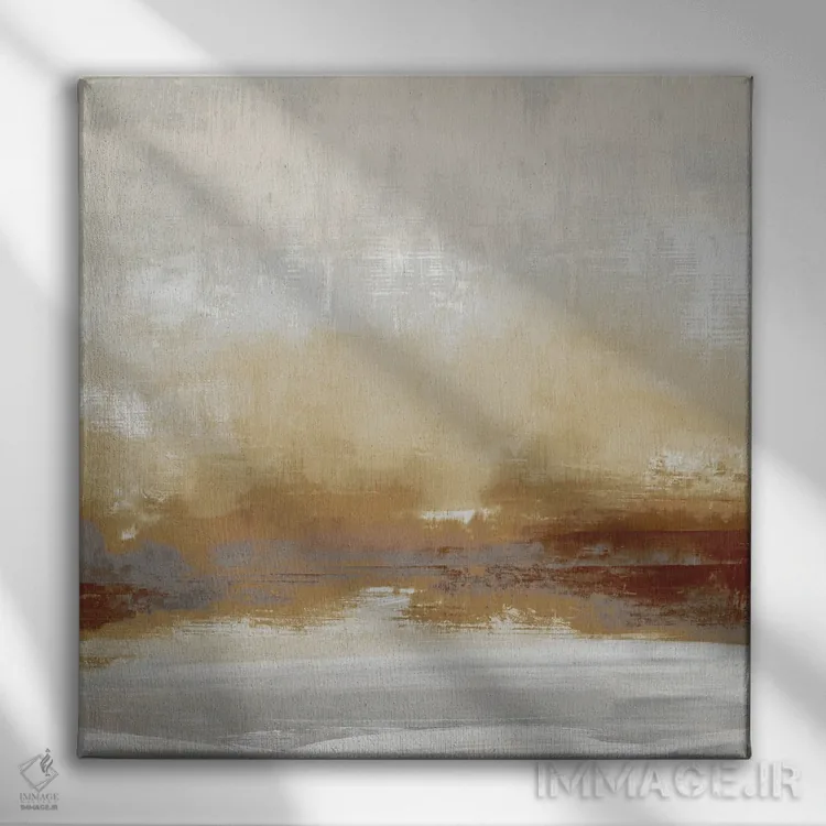 تابلو دکوراتیو یکپارچه کهربایی II اثر جیک مسینا - نمای روبهرو روی دیوار