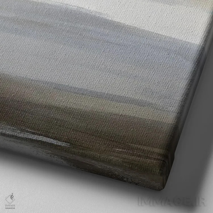 تابلو دکوراتیو ضربه های خنثی II اثر جیک مسینا - نمای نزدیک بافت بوم