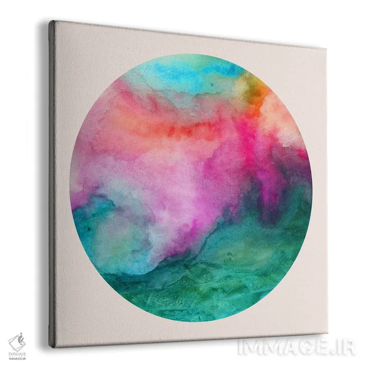 تابلو دکوراتیو خیره به سقف اثر ژاکلین مالدونادو - نمای پرسپکتیو محصول