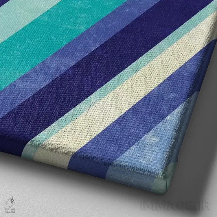 تابلو دکوراتیو صورتی پالیزاد اثر ژاکلین مالدونادو - نمای نزدیک بافت بوم