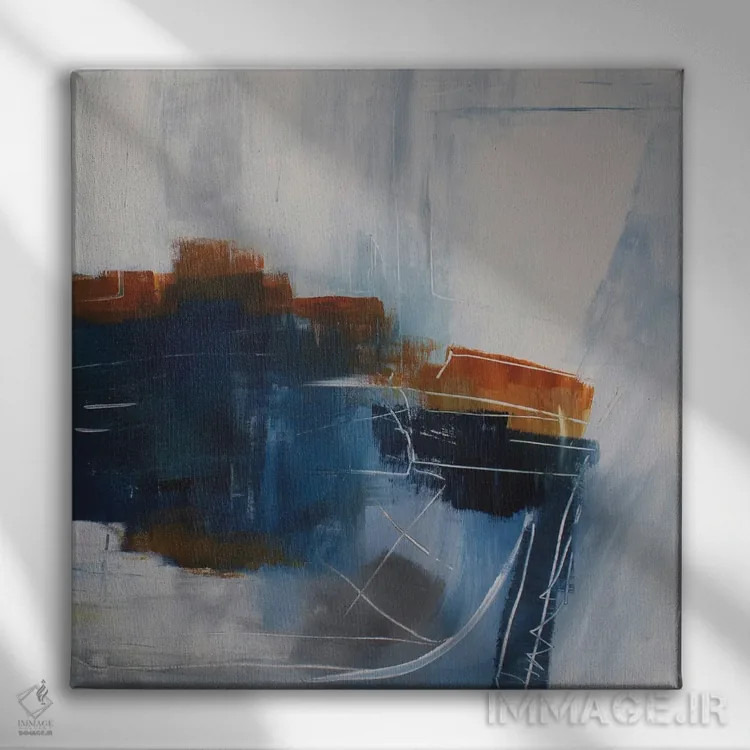 تابلو دکوراتیو زاویه دید اثر جین ام. رابینسون - نمای روبهرو روی دیوار