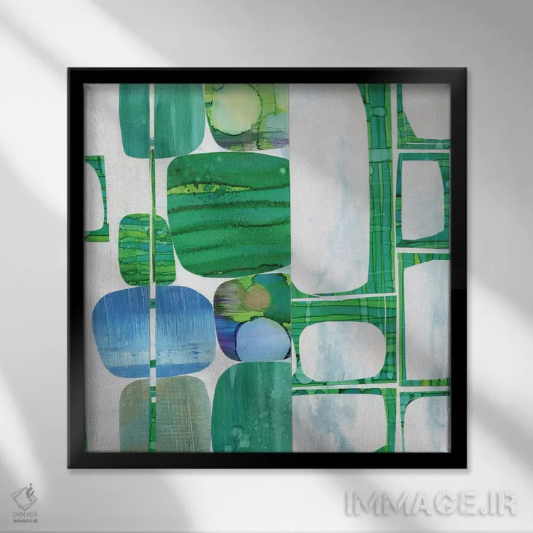تابلو دکوراتیو سوء برداشت اثر جین مونتیت - نمای قابدار مشکی