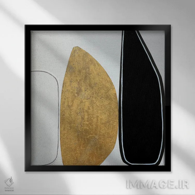 تابلو دکوراتیو عجیب اثر جین مونتیت - نمای قابدار مشکی