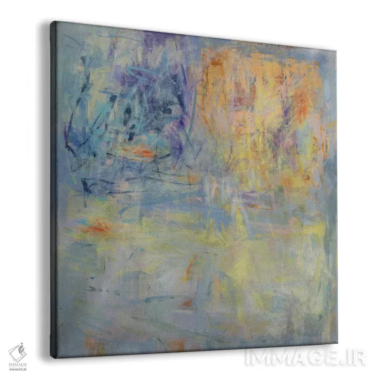 تابلو دکوراتیو برکه ماهی قرمز اثر جودی ماس - نمای پرسپکتیو محصول