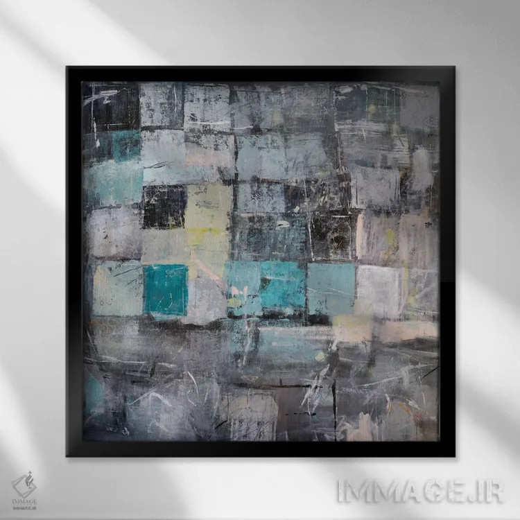 تابلو دکوراتیو ارثیه اثر جودی ماس - نمای قابدار مشکی