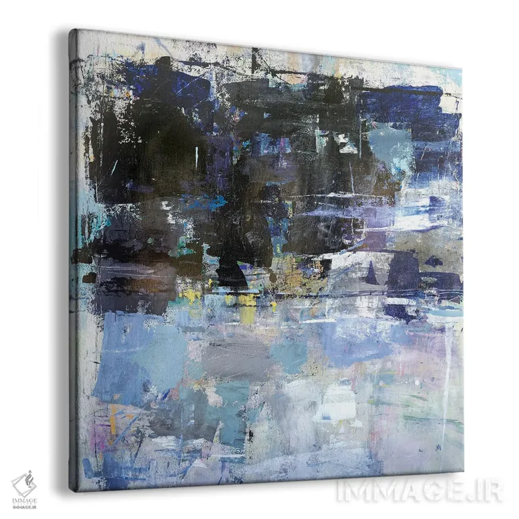 تابلو دکوراتیو تمایلات سیاه اثر جودی ماس - نمای پرسپکتیو محصول