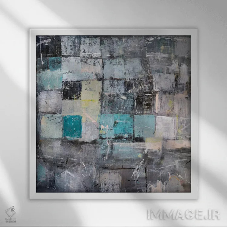 تابلو دکوراتیو ارثیه اثر جودی ماس - نمای قابدار سفید