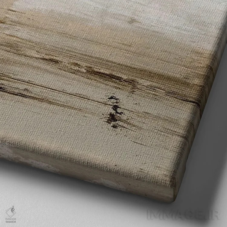 تابلو دکوراتیو پیاده روی نقاشی شده با قلم ۲ اثر جنیفر پکستون پارکر - نمای نزدیک بافت بوم