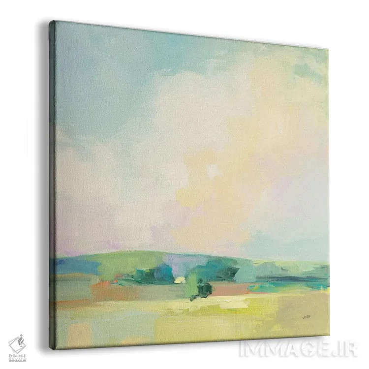 تابلو دکوراتیو آسمان تابستانی دوم اثر جولیا پورینتون - نمای پرسپکتیو محصول