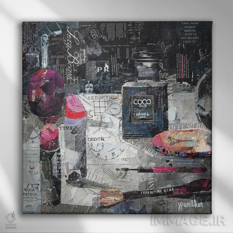 تابلو دکوراتیو تجهیزات ضروری اثر جیمی پاولیچ-واکر - نمای روبهرو روی دیوار