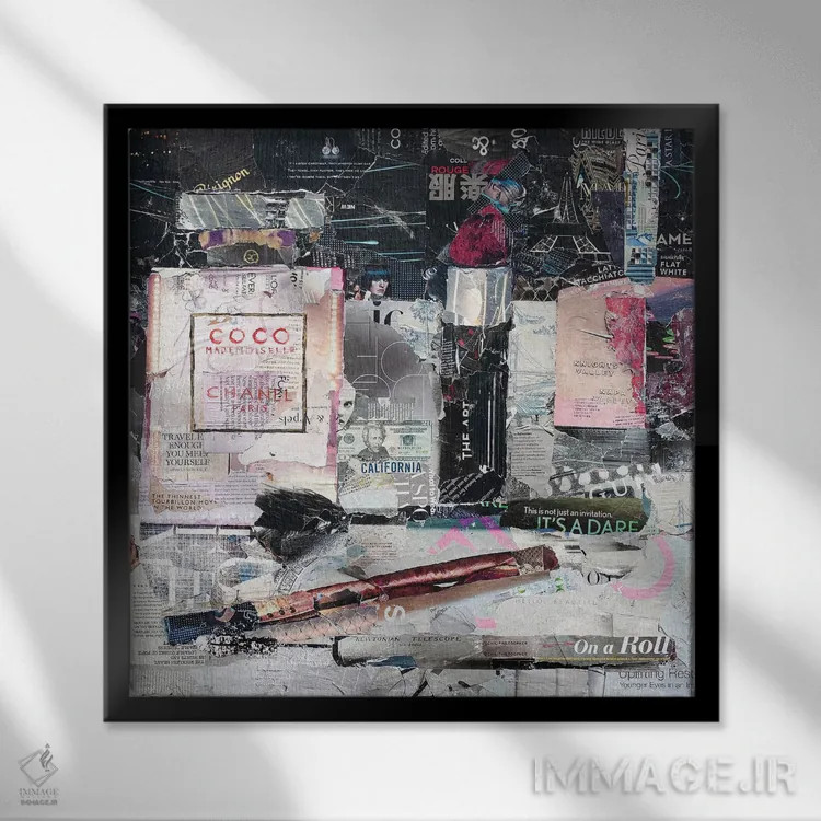 تابلو دکوراتیو سلام زیبای من اثر جیمی پاولیچ-واکر - نمای قابدار مشکی