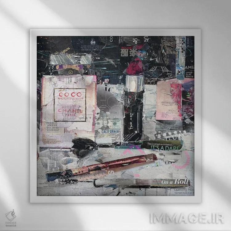 تابلو دکوراتیو سلام زیبای من اثر جیمی پاولیچ-واکر - نمای قابدار سفید