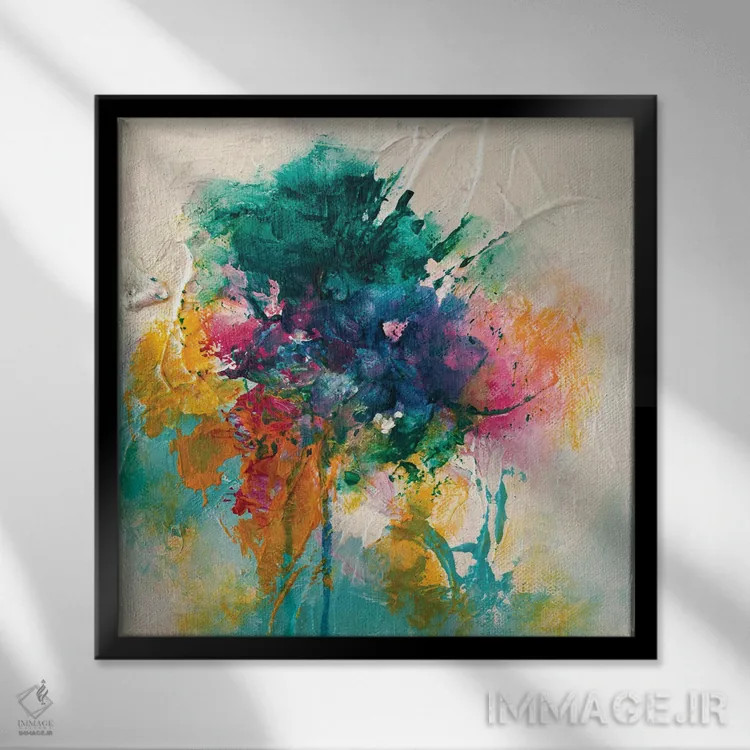 تابلو دکوراتیو چای عصر شماره ۱ اثر جود رمدیوس - نمای قابدار مشکی