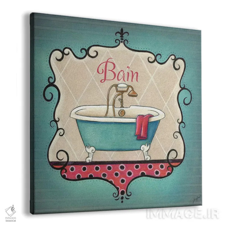 تابلو دکوراتیو بن و ساون اول اثر جوزفینا - نمای پرسپکتیو محصول