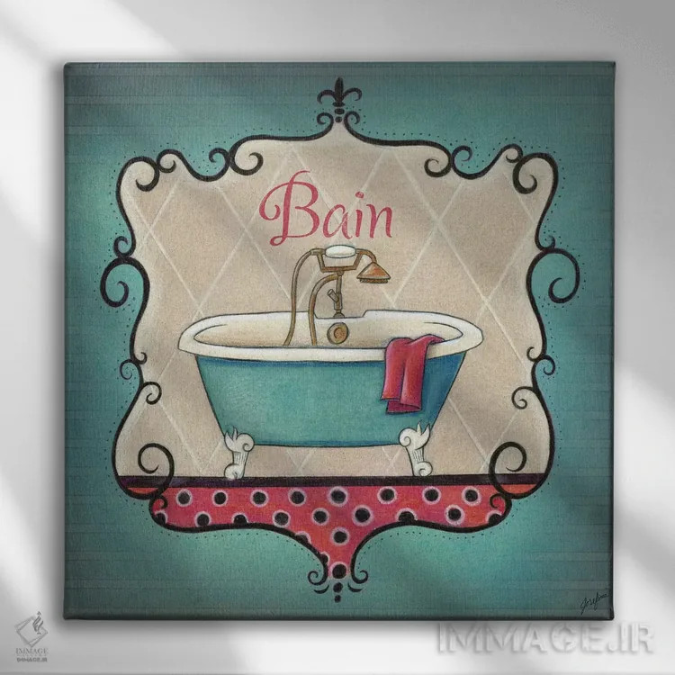 تابلو دکوراتیو بن و ساون اول اثر جوزفینا - نمای روبهرو روی دیوار