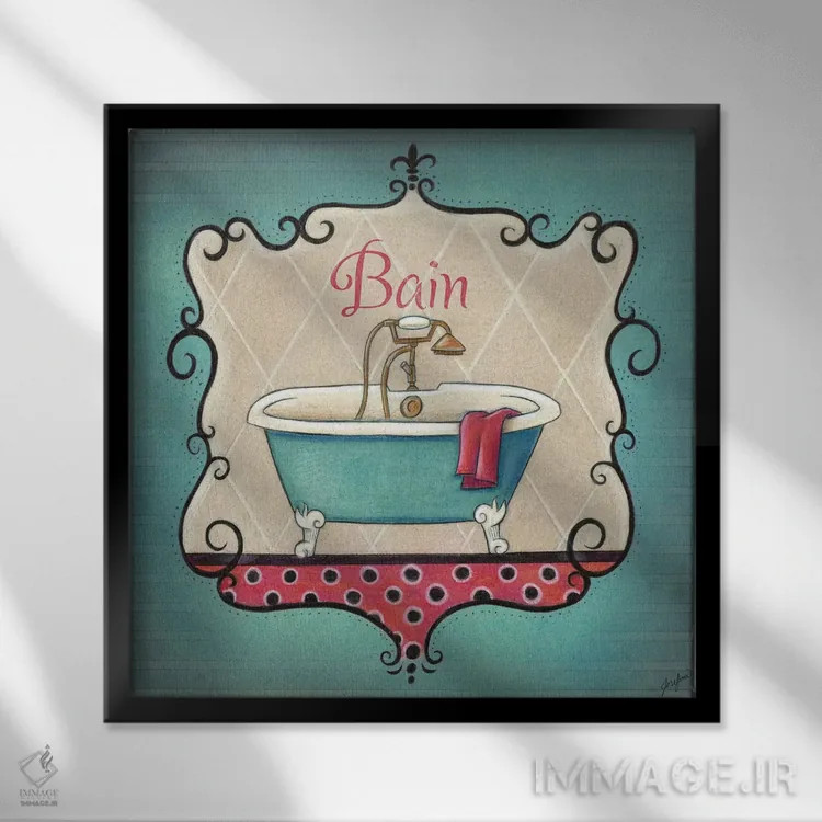 تابلو دکوراتیو بن و ساون اول اثر جوزفینا - نمای قابدار مشکی