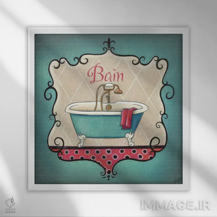 تابلو دکوراتیو بن و ساون اول اثر جوزفینا - نمای قابدار سفید