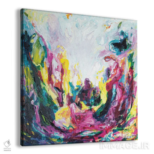 تابلو دکوراتیو جستجو در سئول اثر جولیا بادو - نمای پرسپکتیو محصول