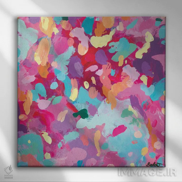 تابلو دکوراتیو بهشت در قلب توست اثر جولیا بادو - نمای روبهرو روی دیوار