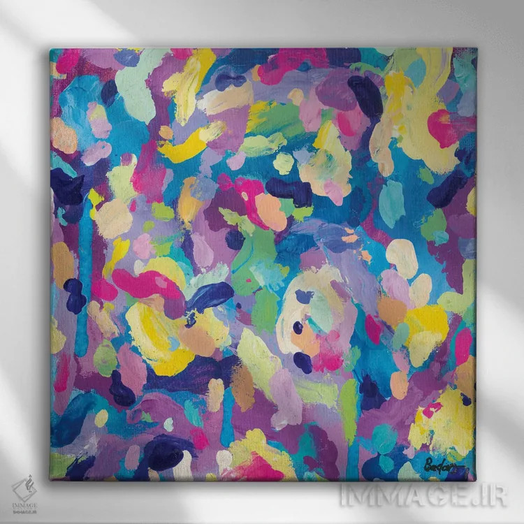 تابلو دکوراتیو سرگردانی اثر جولیا بادو - نمای روبهرو روی دیوار