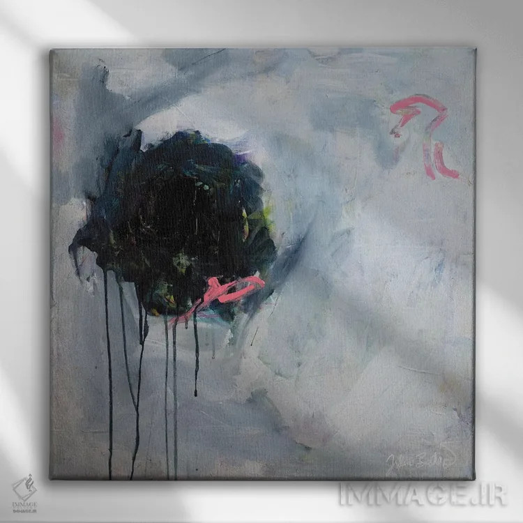 تابلو دکوراتیو مال او اثر جولیا بادو - نمای روبهرو روی دیوار