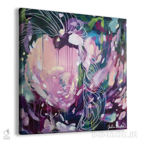 تابلو دکوراتیو بی باک اثر جولیا بادو - نمای پرسپکتیو محصول