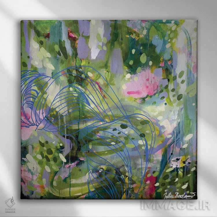 تابلو دکوراتیو ملکه اثر جولیا بادو - نمای روبهرو روی دیوار