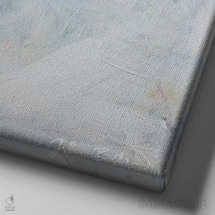 تابلو دکوراتیو مال او اثر جولیا بادو - نمای نزدیک بافت بوم