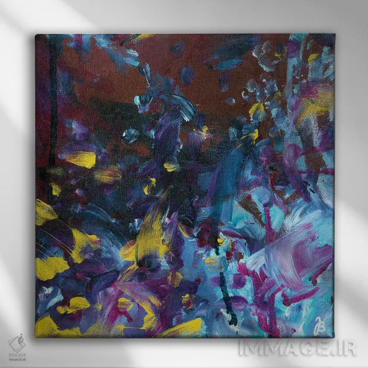 تابلو دکوراتیو عمق اثر جولیا بادو - نمای روبهرو روی دیوار