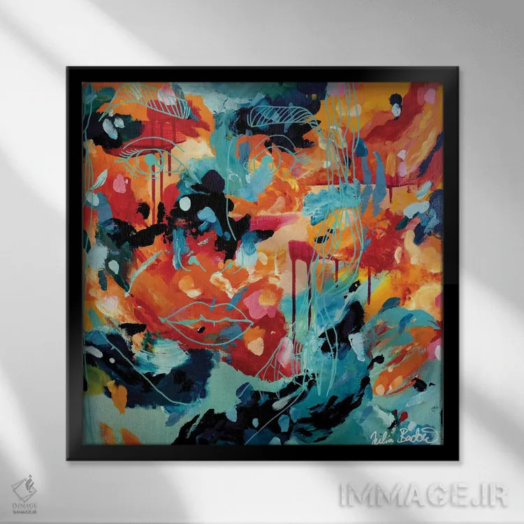 تابلو دکوراتیو او باور داشت که می تواند و انجام داد اثر جولیا بادو - نمای قابدار مشکی