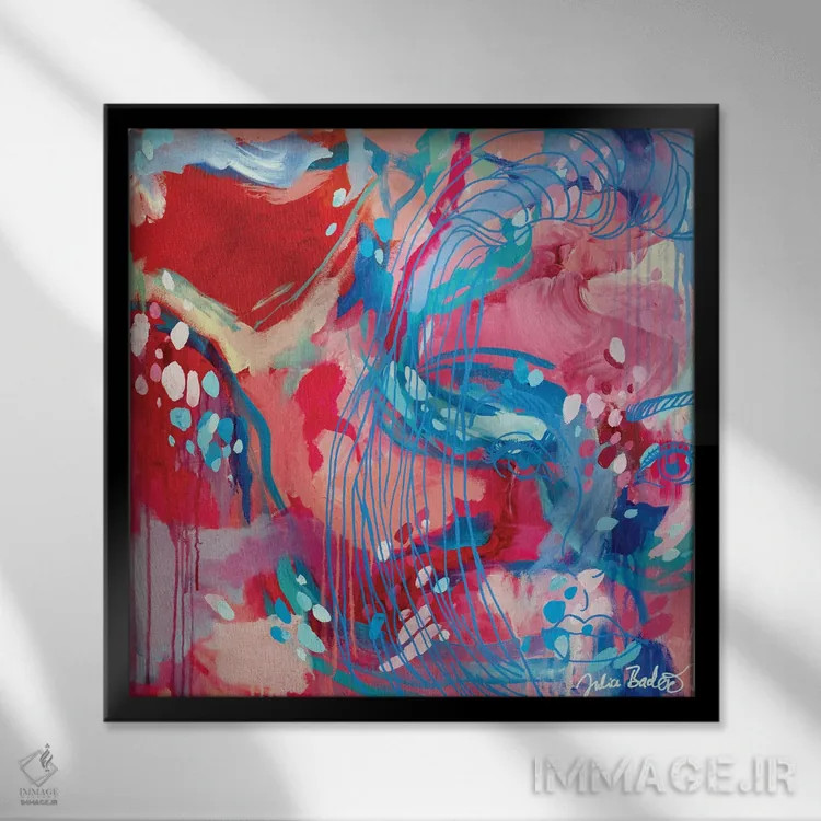 تابلو دکوراتیو تو چه می خواهی اثر جولیا بادو - نمای قابدار مشکی