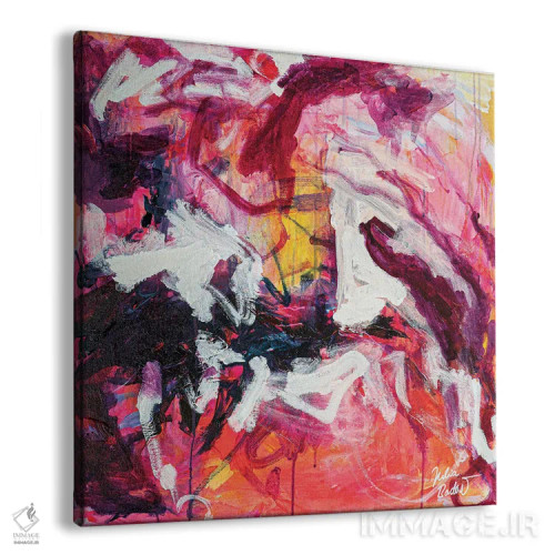 تابلو دکوراتیو ارتباط جذاب اثر جولیا بادو - نمای پرسپکتیو محصول