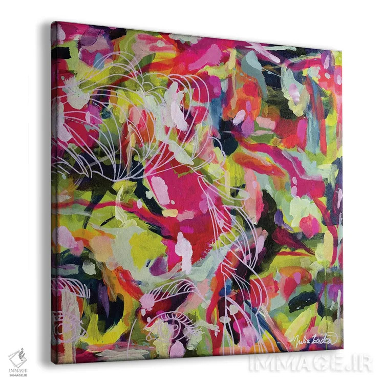 تابلو دکوراتیو اگر نمی ترسیدی چه می کردی؟ اثر جولیا بادو - نمای پرسپکتیو محصول