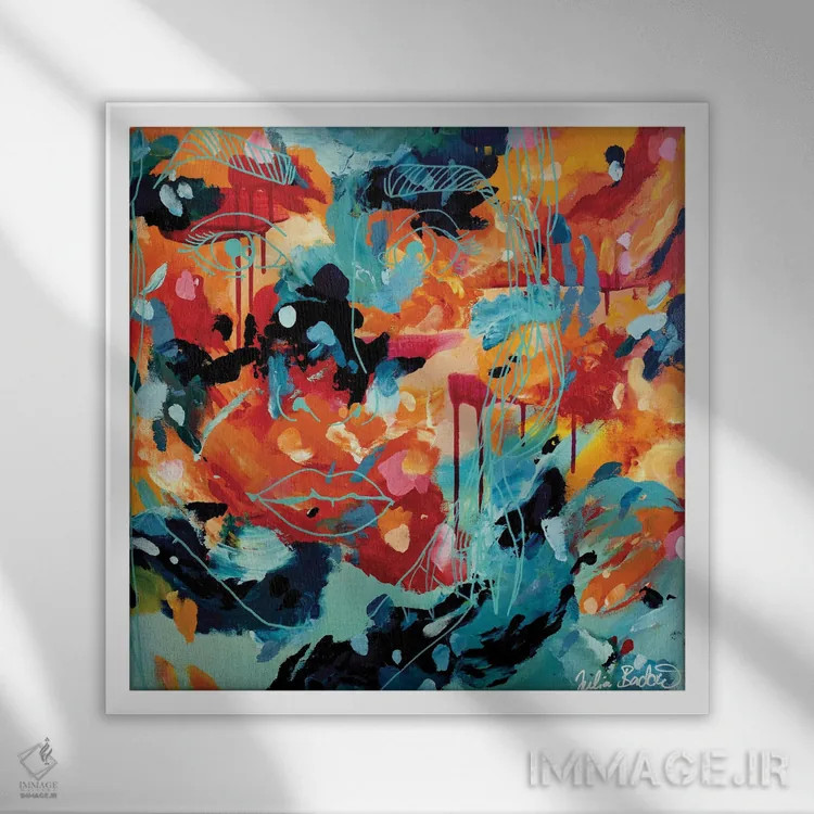 تابلو دکوراتیو او باور داشت که می تواند و انجام داد اثر جولیا بادو - نمای قابدار سفید