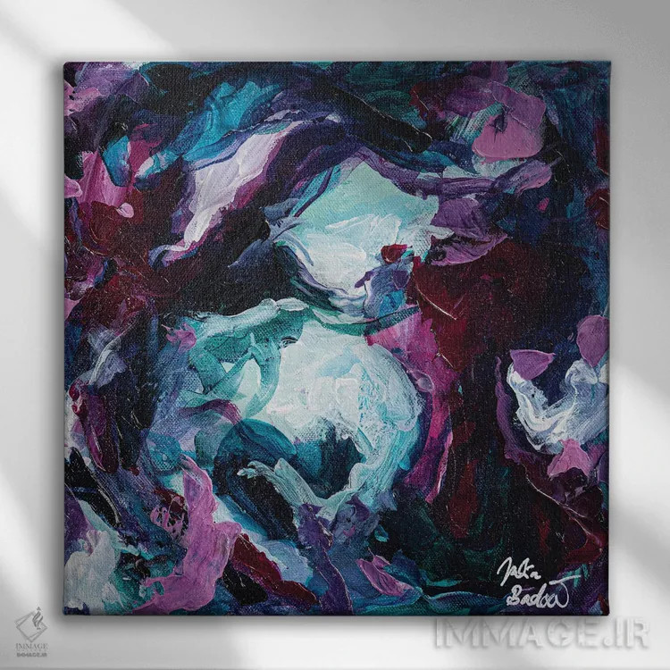 تابلو دکوراتیو درک شنیداری اثر جولیا بادو - نمای روبهرو روی دیوار