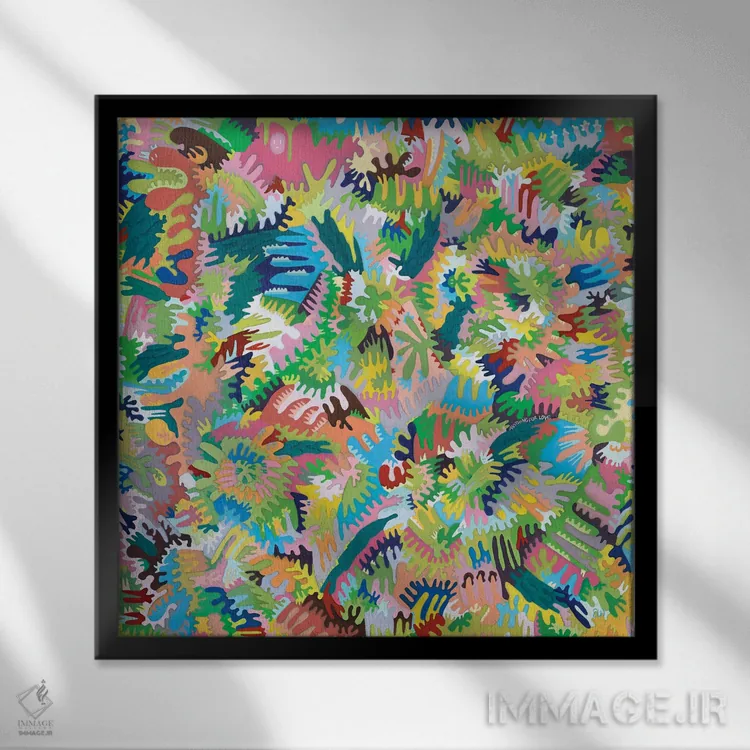 تابلو دکوراتیو هر کاری برای عشق اثر جنیفر وارن - نمای قابدار مشکی