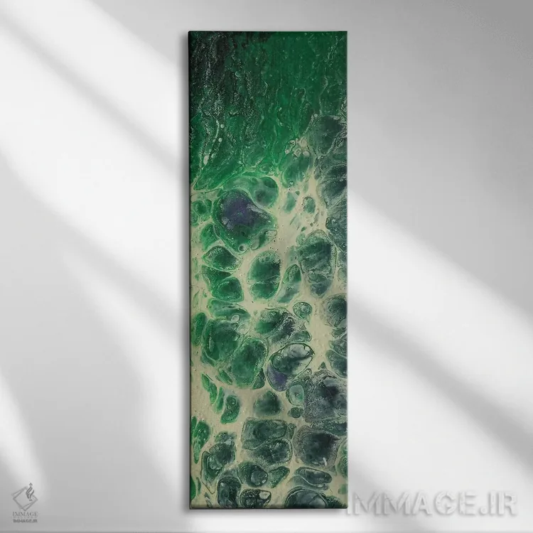 تابلو دکوراتیو روغن و آب اثر مایکل گلدزوایگ - نمای روبهرو روی دیوار