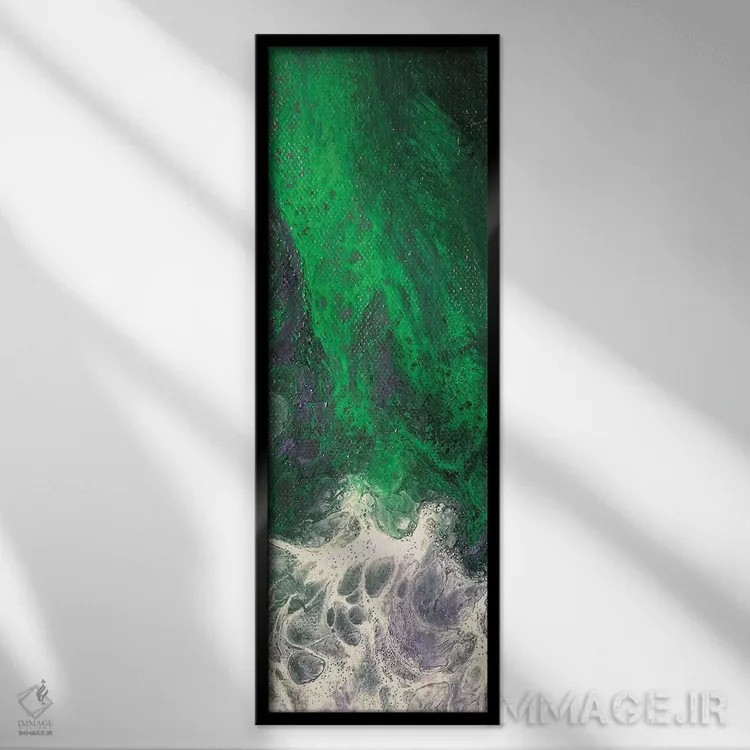 تابلو دکوراتیو طوفان بی نقص اثر مایکل گلدزوایگ - نمای قابدار مشکی