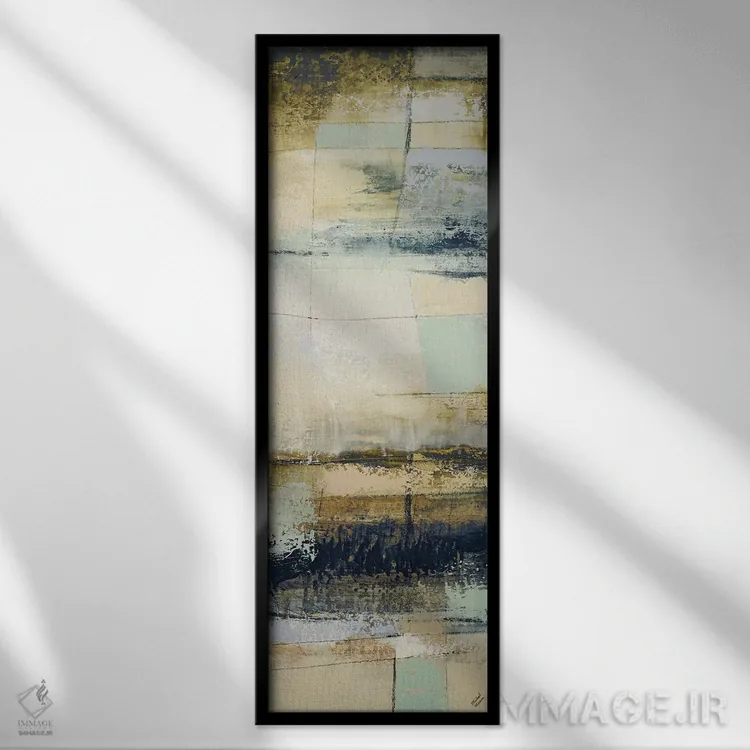 تابلو دکوراتیو گم شده در زمستان ۱ اثر مایکل مارکون - نمای قابدار مشکی