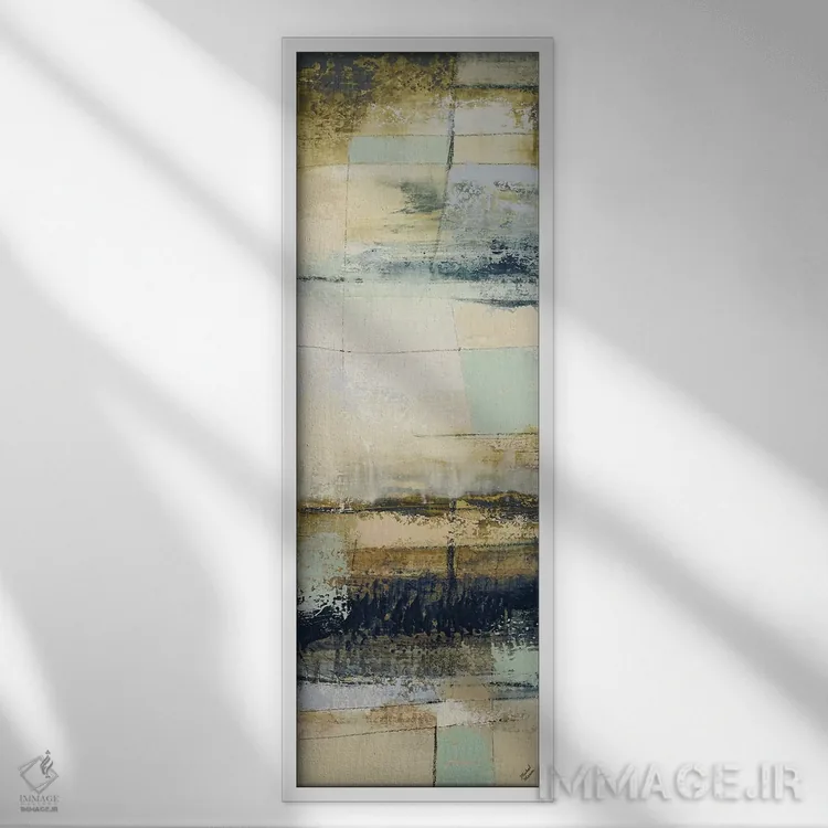 تابلو دکوراتیو گم شده در زمستان ۱ اثر مایکل مارکون - نمای قابدار سفید