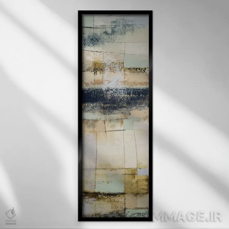 تابلو دکوراتیو گم شده در زمستان ۲ اثر مایکل مارکون - نمای قابدار مشکی