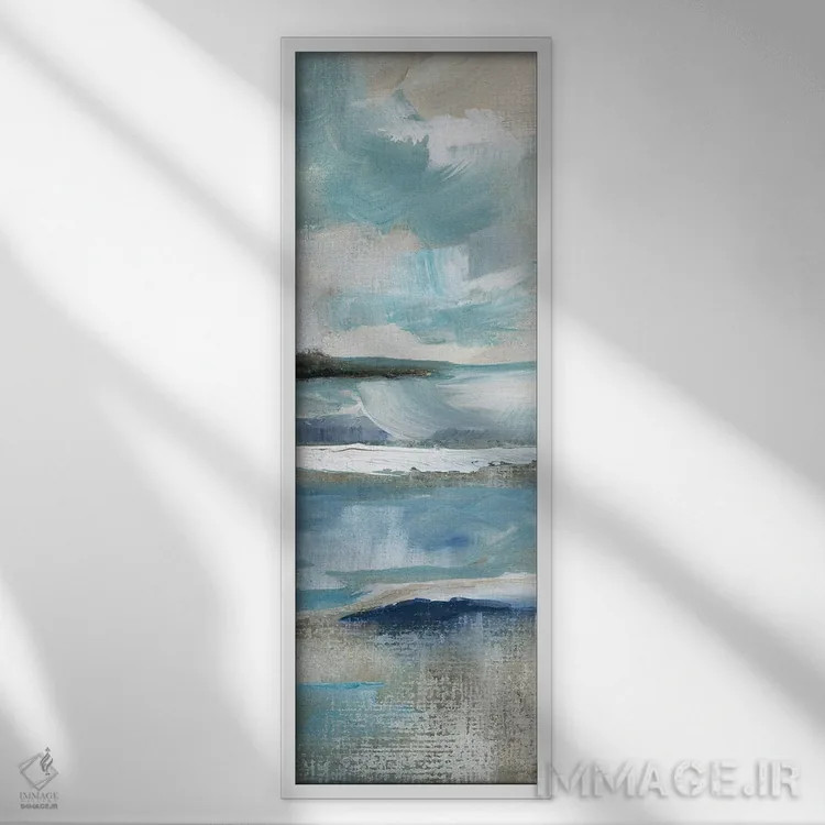 تابلو دکوراتیو درام دوردست I اثر نان - نمای قابدار سفید