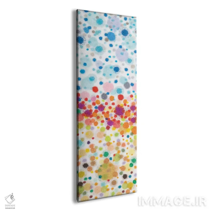 تابلو دکوراتیو بازی با نقطه ها ۲ اثر نیکی گالا پون - نمای پرسپکتیو محصول