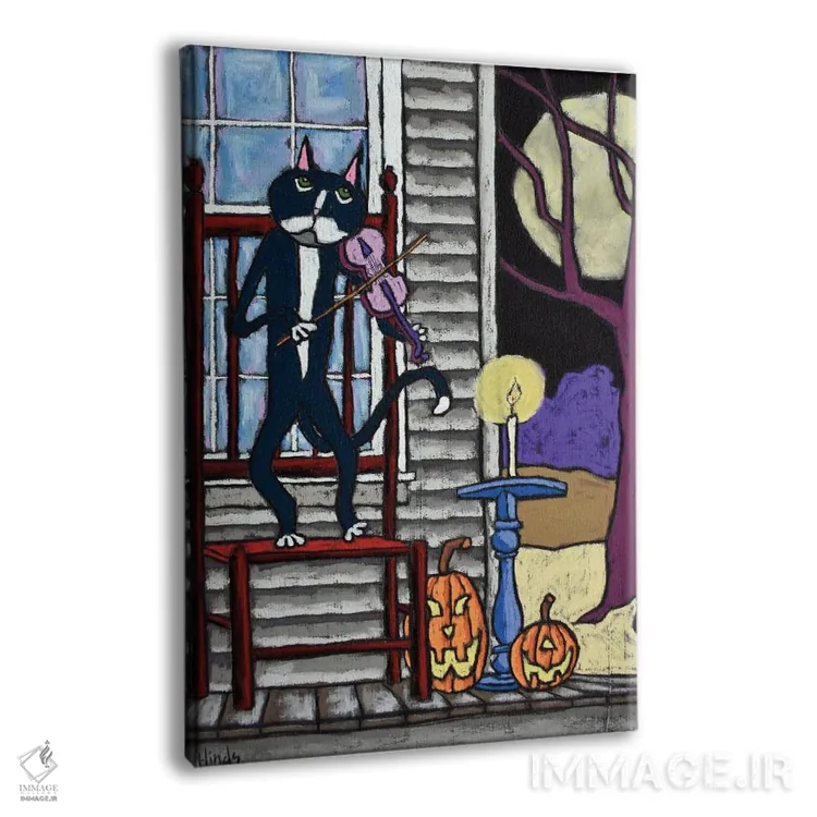 تابلو دکوراتیو صدای سکوت اثر دیویدای هیندز - نمای پرسپکتیو محصول