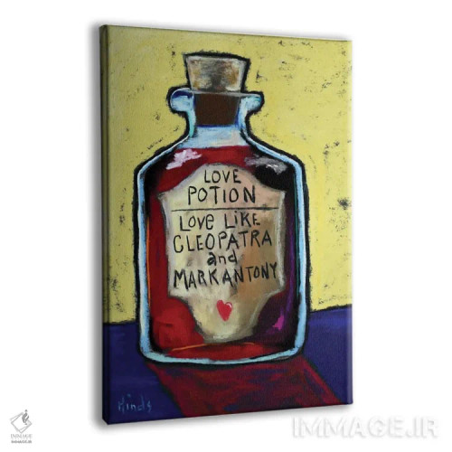 تابلو دکوراتیو معجون عشق اصلی اثر دیویدای هیندز - نمای پرسپکتیو محصول