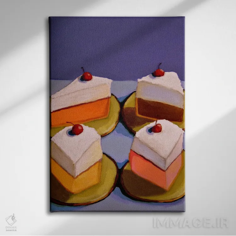 تابلو دکوراتیو دندان شیرینی دوست اثر دیویدای هیندز - نمای روبهرو روی دیوار